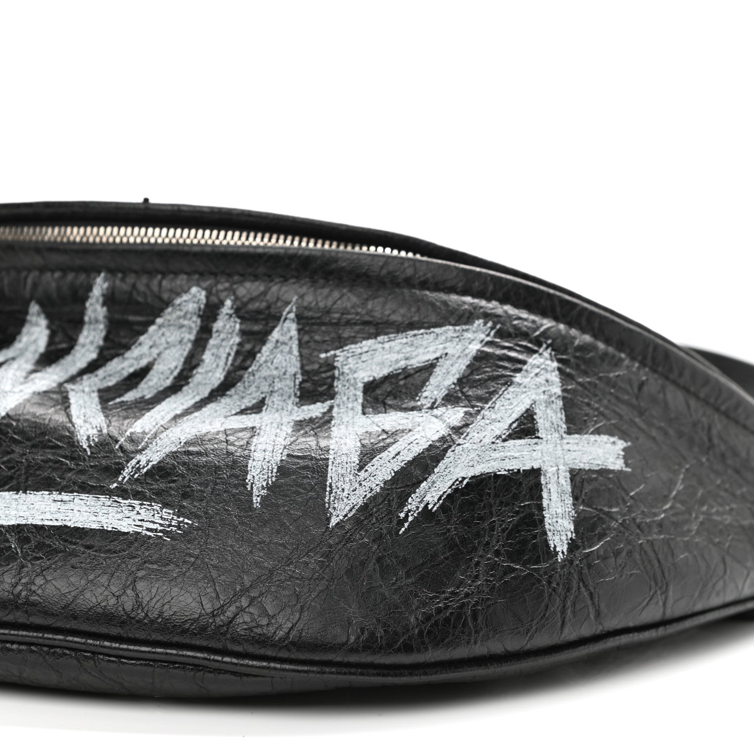 Balenciaga Agneau Arena Graffiti All Over XS Souvenir Belt Bag Black White 11 of 13
