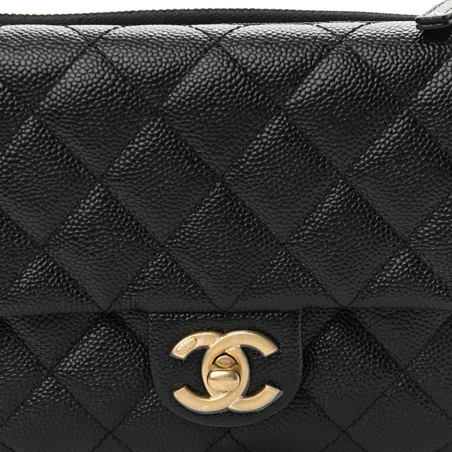Chanel Shiny Caviar Pick Me Up Flap Belt Bag Black 9 of 12