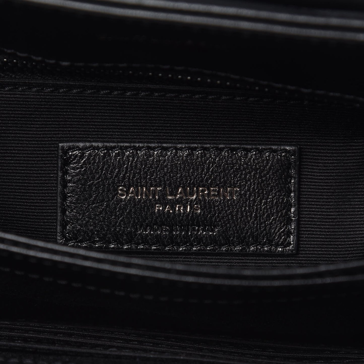 Calfskin Y Quilted Monogram Toy Loulou Crossbody Bag Black