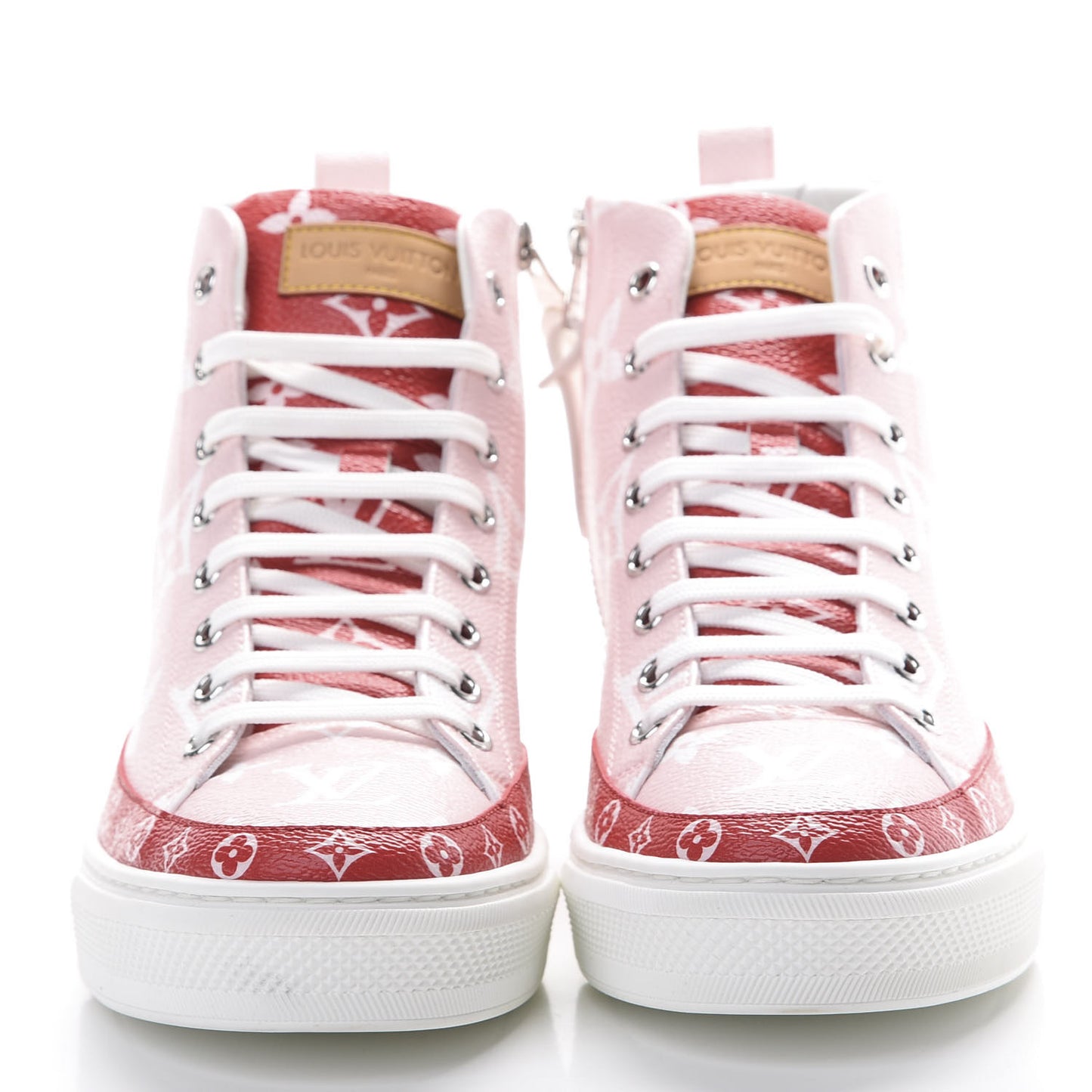 Monogram Giant Stellar Sneaker Boots 38 Rose Rouge