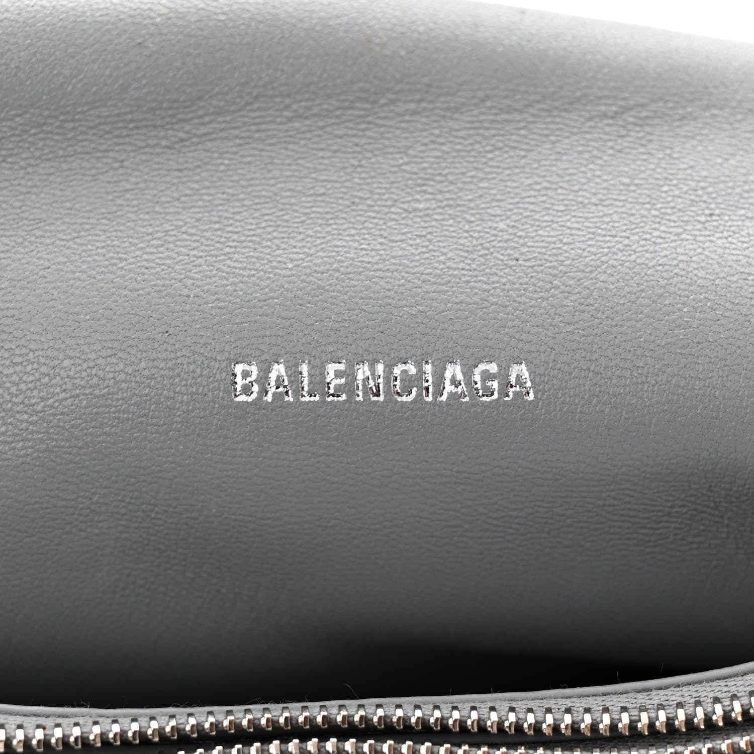 Balenciaga Crushed Calfskin Quilted Small Crush Chain Bag Silver 6 of 12
