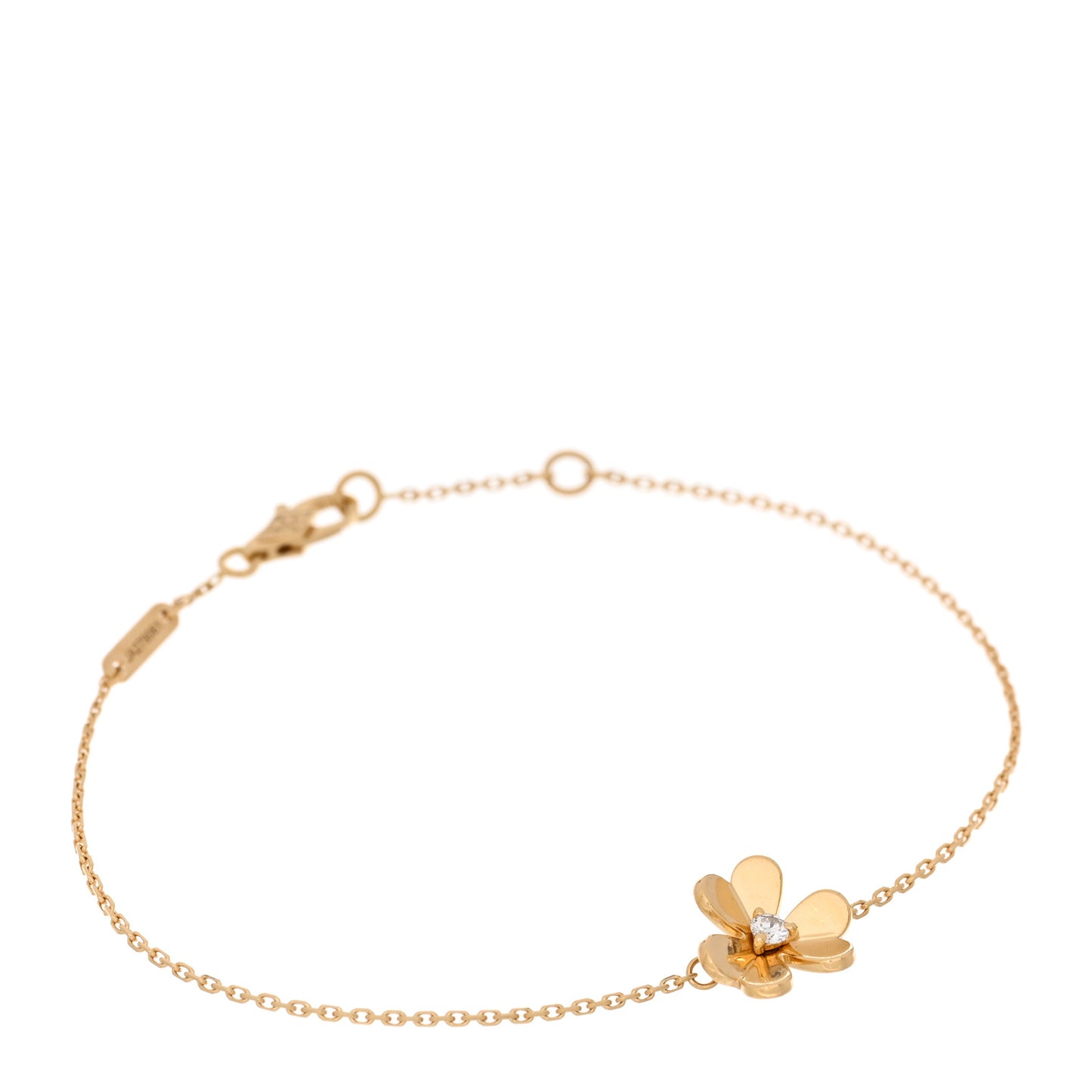 18K Yellow Gold Diamond Mini Frivole Bracelet