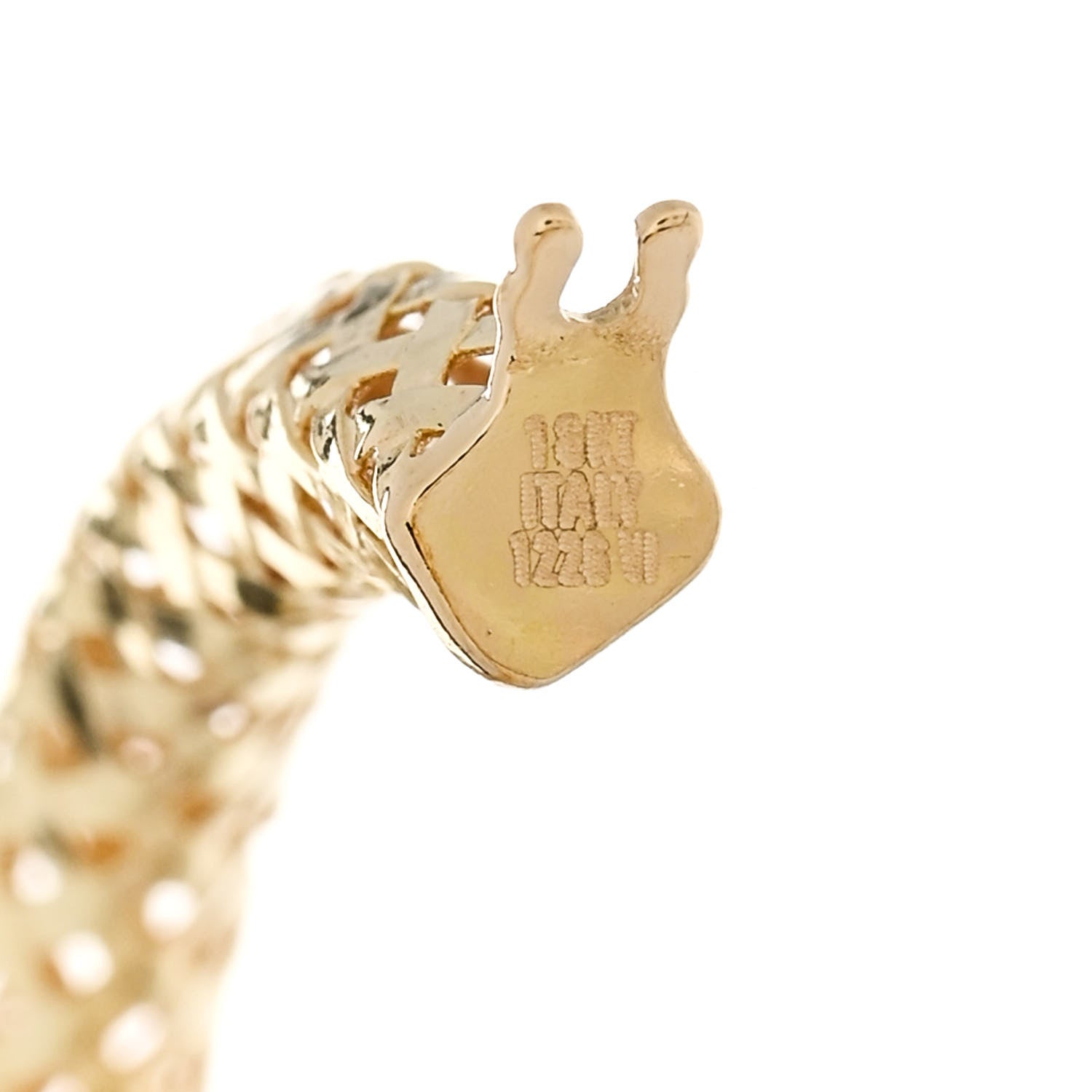 Roberto Coin 18K Yellow Gold Primavera Hoop Earrings 4 of 4