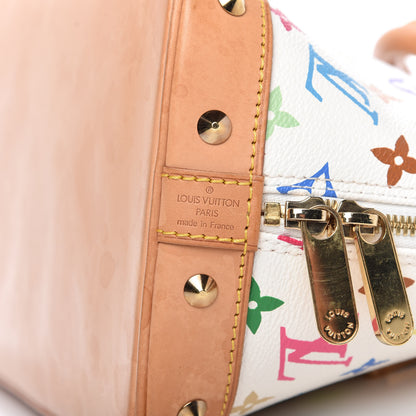 Louis Vuitton Monogram Multicolor Alma White 8 of 9