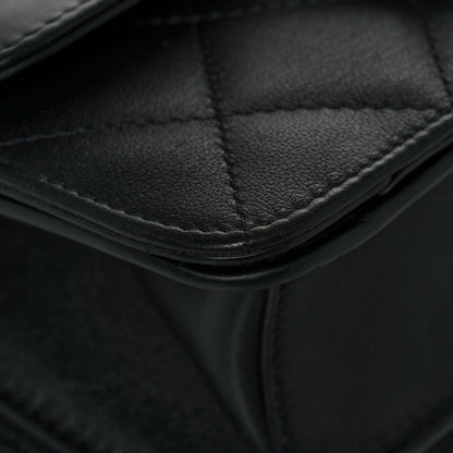 Chanel Calfskin Quilted Small Top Handle Flap Black 7 of 11