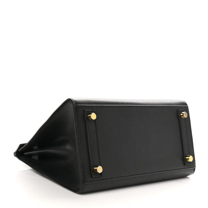 Hermes Madame Calfskin Birkin Sellier 25 Black 4 of 11