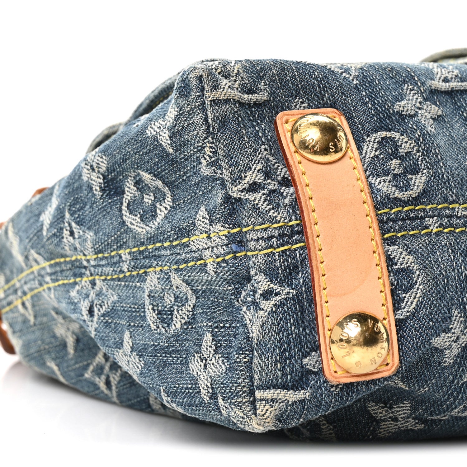 Louis Vuitton Monogram Denim Baggy PM Blue 8 of 10
