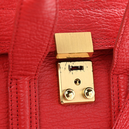 3.1 Phillip Lim Textured Calfskin Mini Pashli Satchel Red 10 of 11
