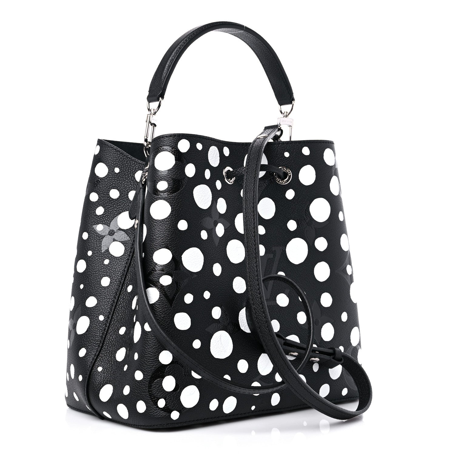 Louis Vuitton LV X YK Empreinte Neonoe MM Black White 3 of 8