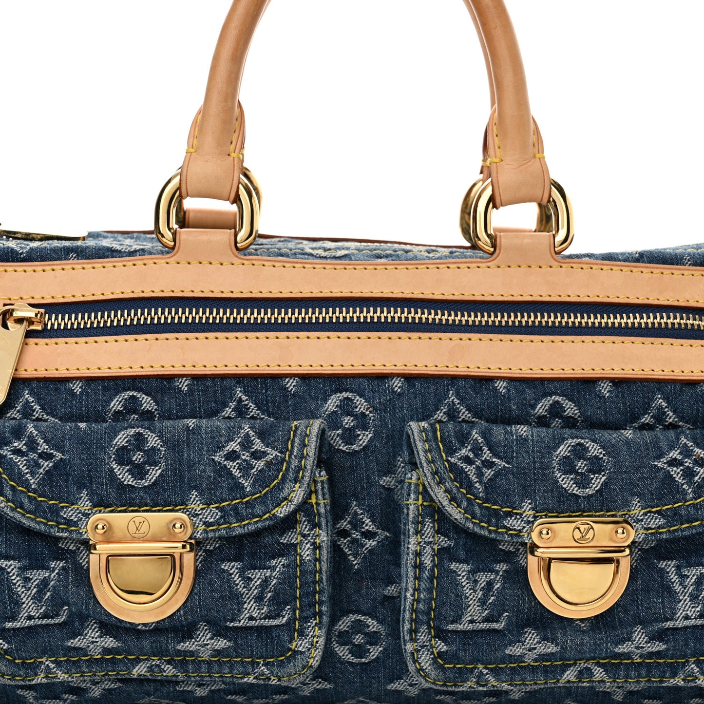 Monogram Denim Neo Speedy Blue