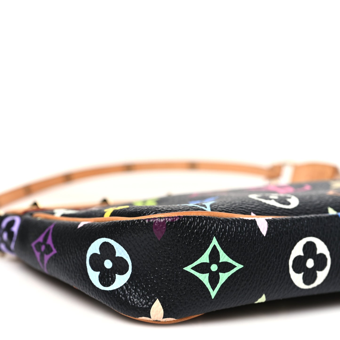 Monogram Multicolor Pochette Accessories Black