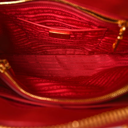 Prada Saffiano Lux Large Promenade Tote Fuoco 5 of 9