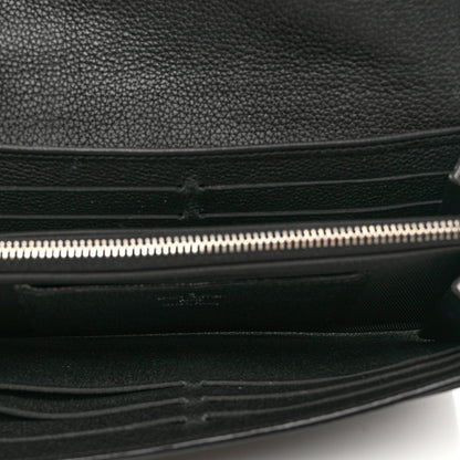 Louis Vuitton Soft Calfskin My Lockme Wallet Black 6 of 8