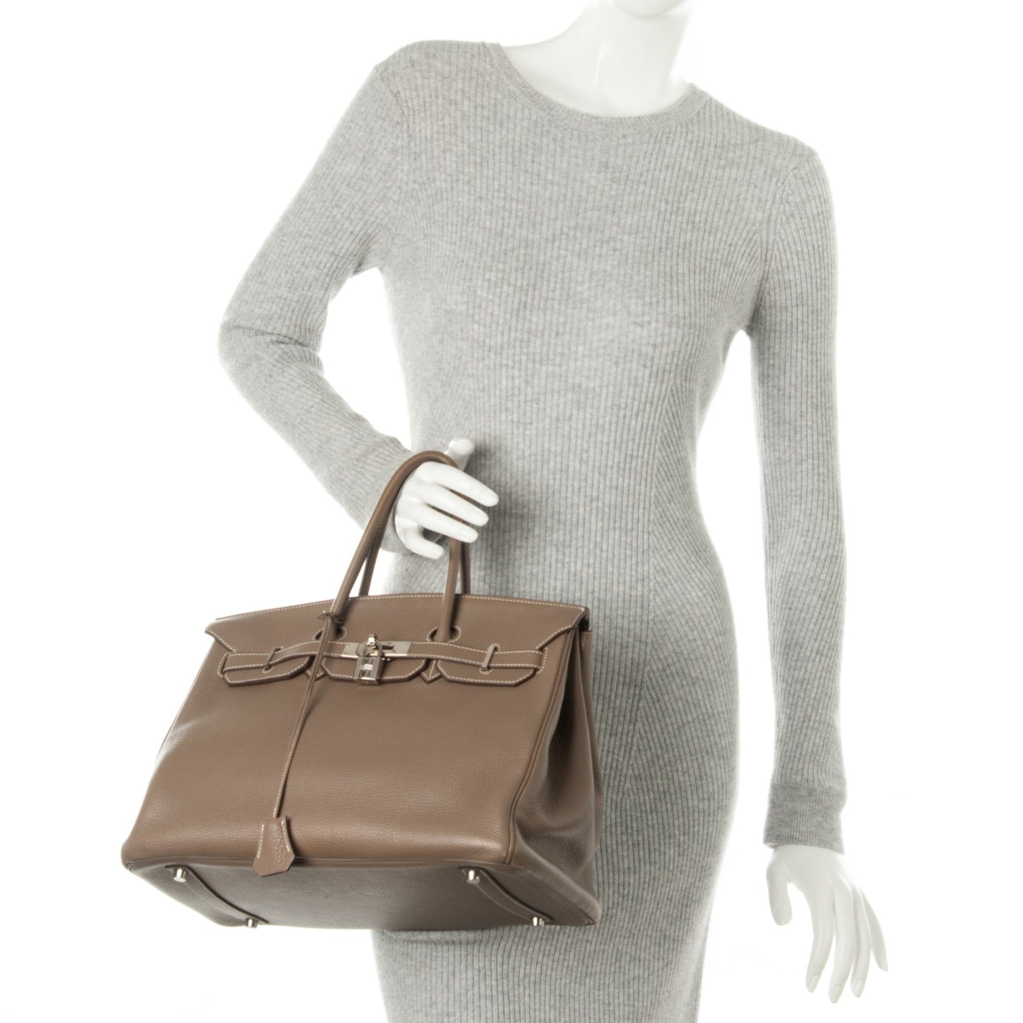 Taurillon Clemence Birkin 35 Etoupe