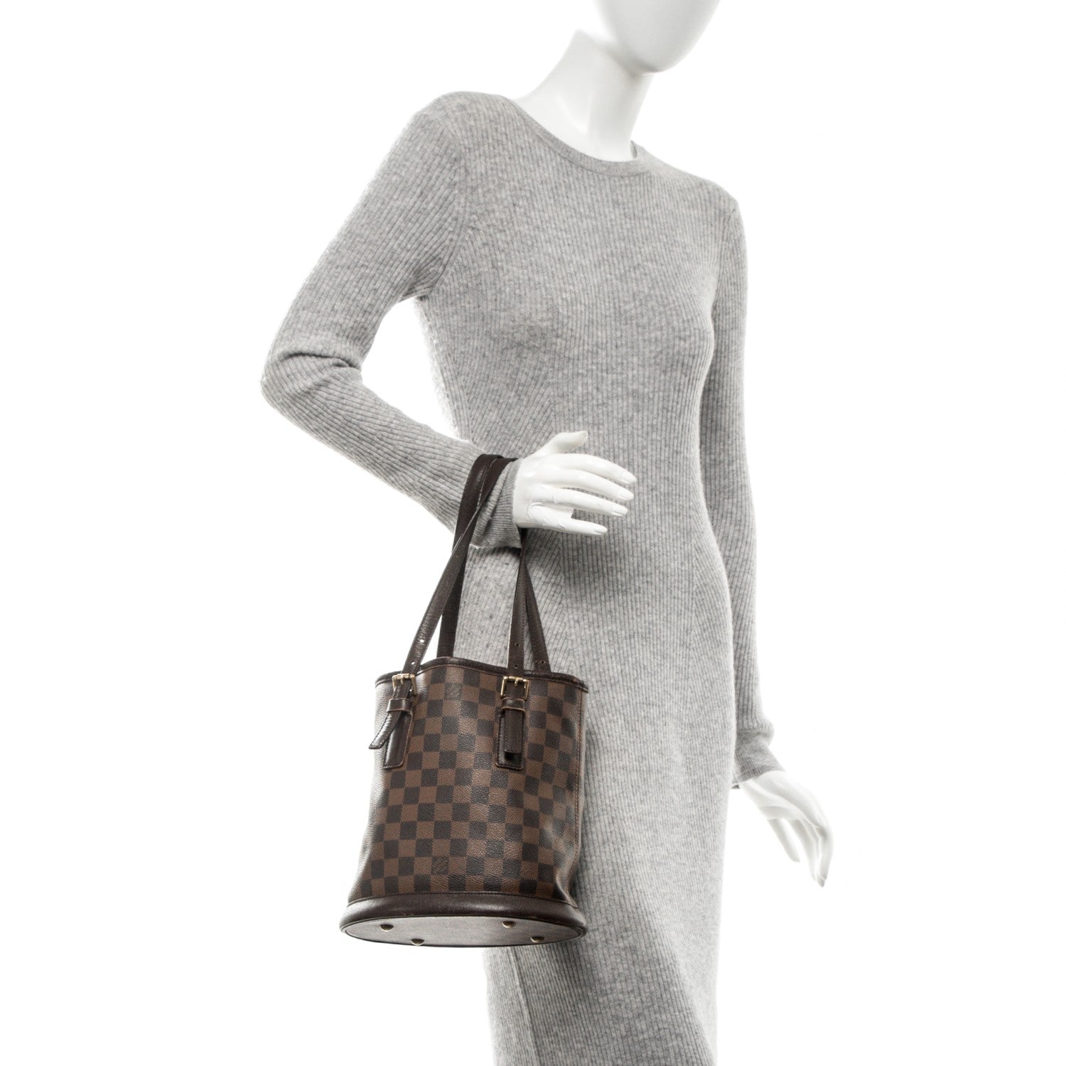 Louis Vuitton Damier Ebene Marais Bucket 23 2 of 16