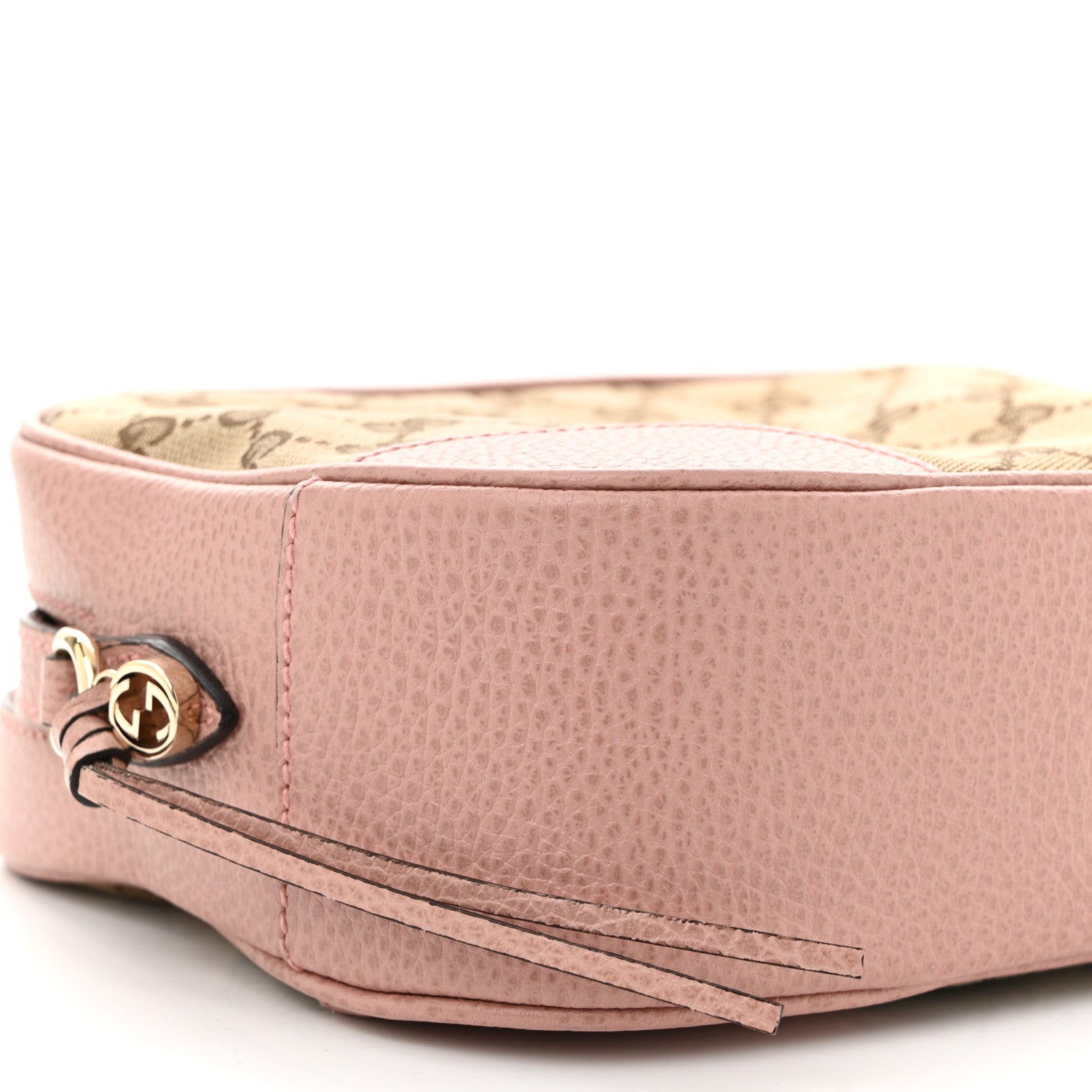 Gucci Monogram Mini Bree Messenger Bag Beige Soft Pink 9 of 10