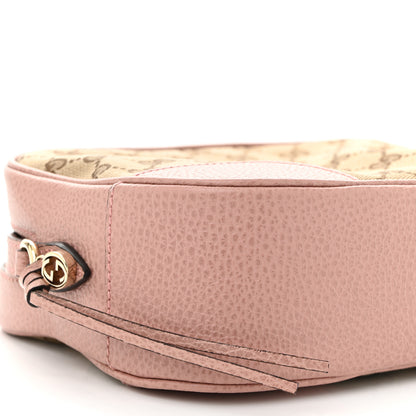 Gucci Monogram Mini Bree Messenger Bag Beige Soft Pink 9 of 10