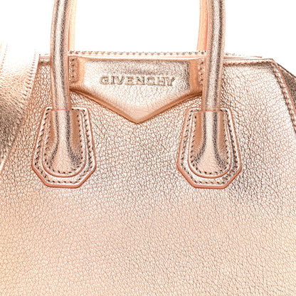 Givenchy Metallic Sugar Goatskin Mini Antigona Light Pink 8 of 11