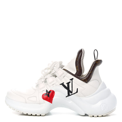 Louis Vuitton Calfskin Monogram Game On LV Archlight Sneakers 39.5 White 1 of 10