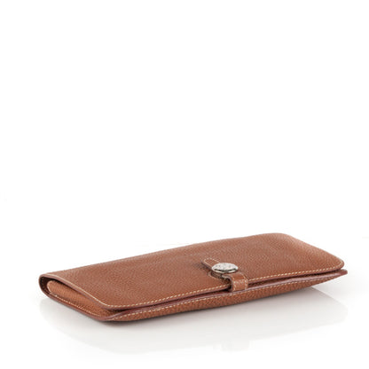 Hermes Togo Dogon Duo Wallet Gold 4 of 9