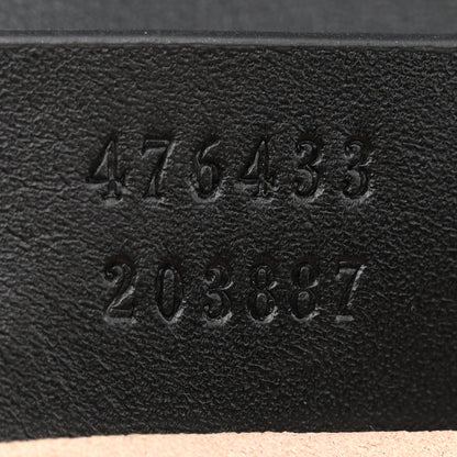Gucci Calfskin Matelasse Super Mini GG Marmont Shoulder Bag Black 7 of 12