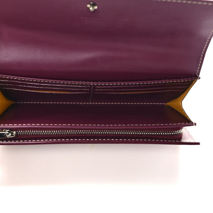 Goyard Goyardine Varenne Long Wallet Burgundy 5 of 7