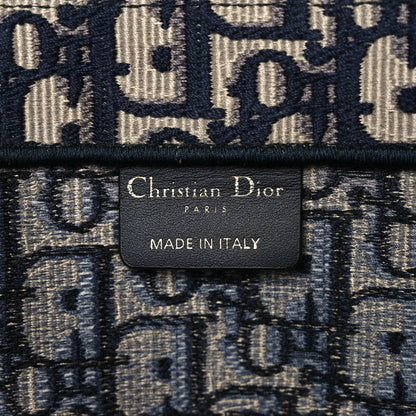Christian Dior Oblique Medium Book Tote Blue Multicolor 6 of 10