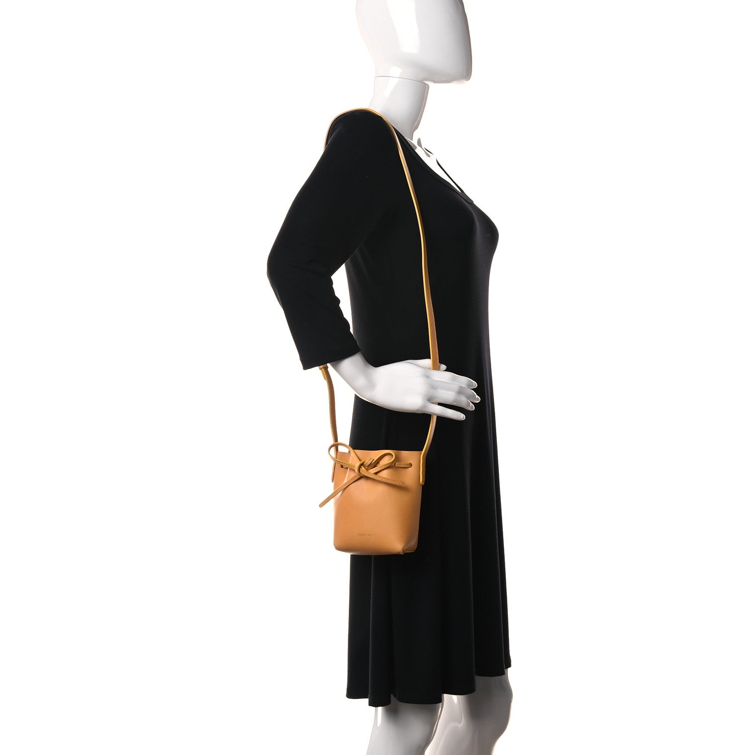 Mansur Gavriel Calfskin Baby Bucket Bag Sun 3 of 12