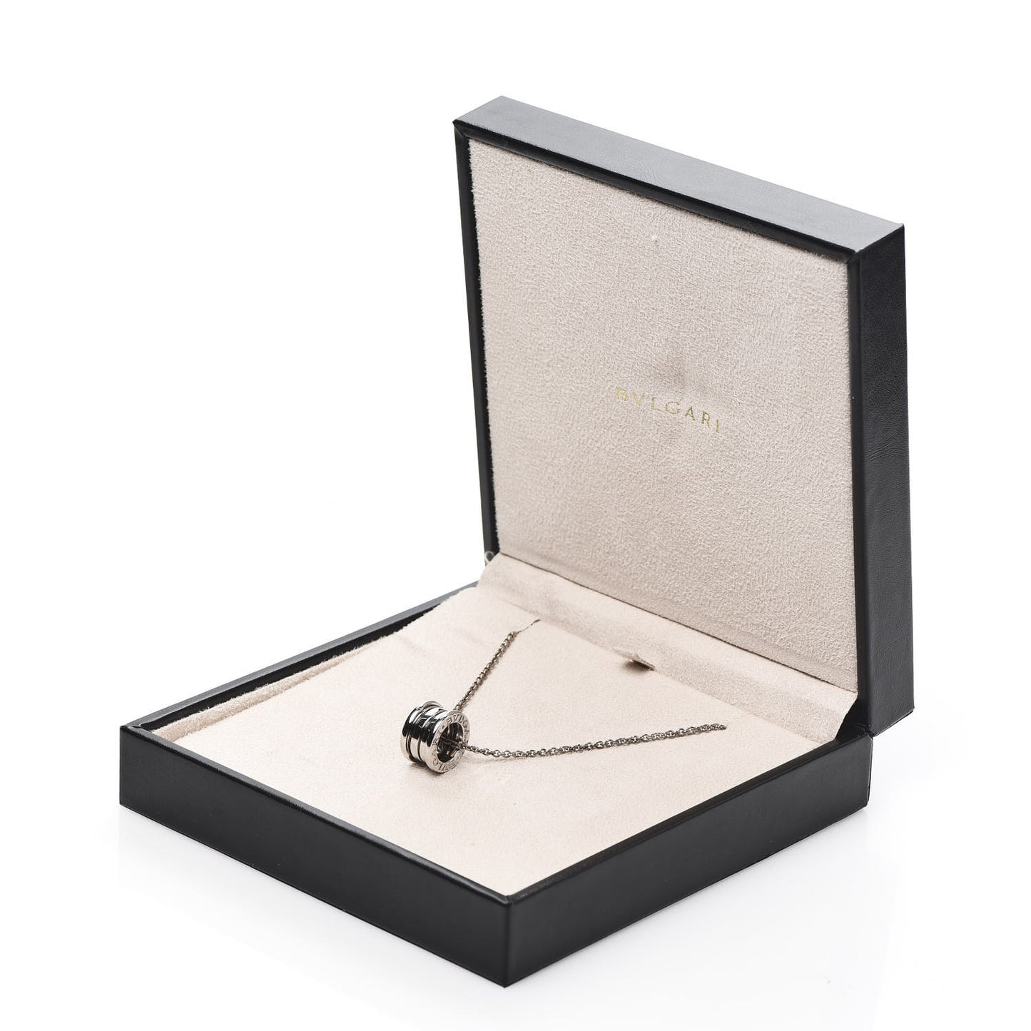 18K White Gold B.Zero1 Pendant Necklace