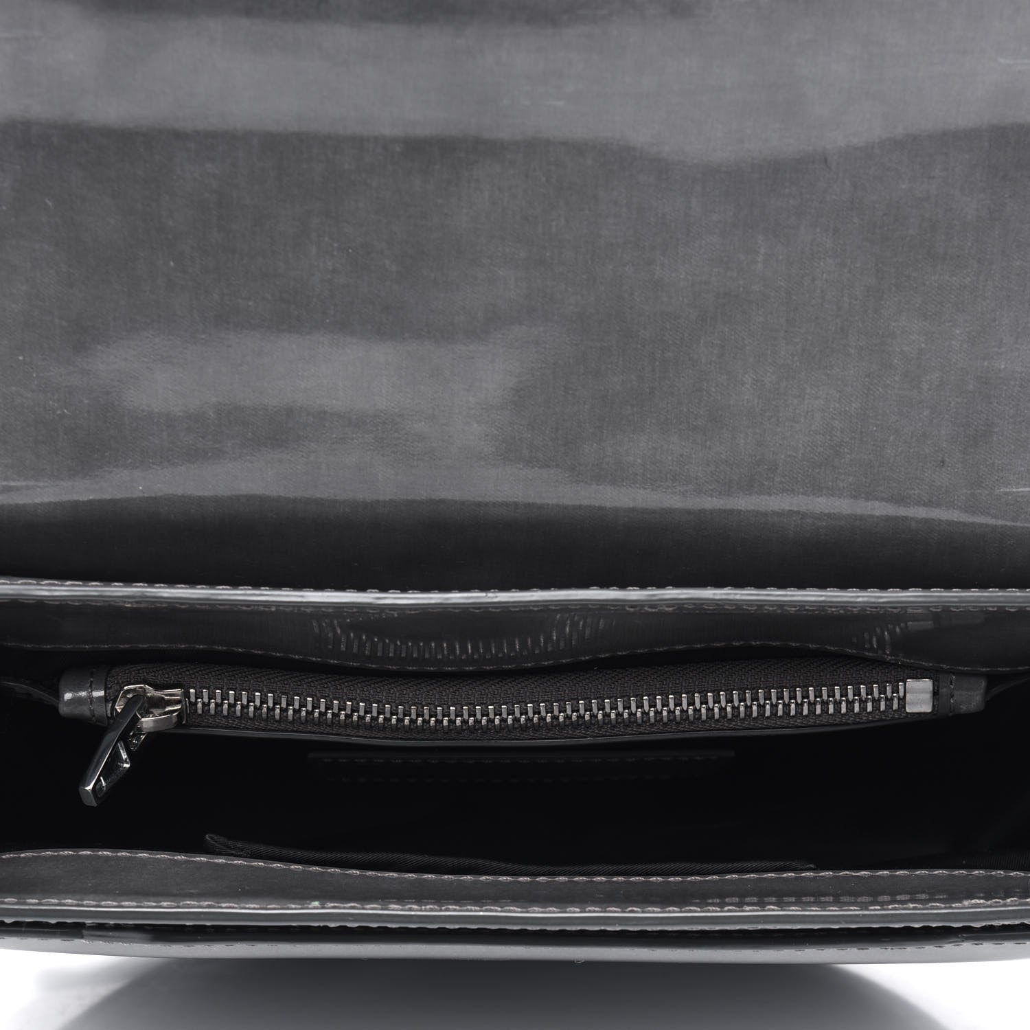 Alexander Wang Patent Calfskin Lia Grey Rhodium Hardware 3 of 4