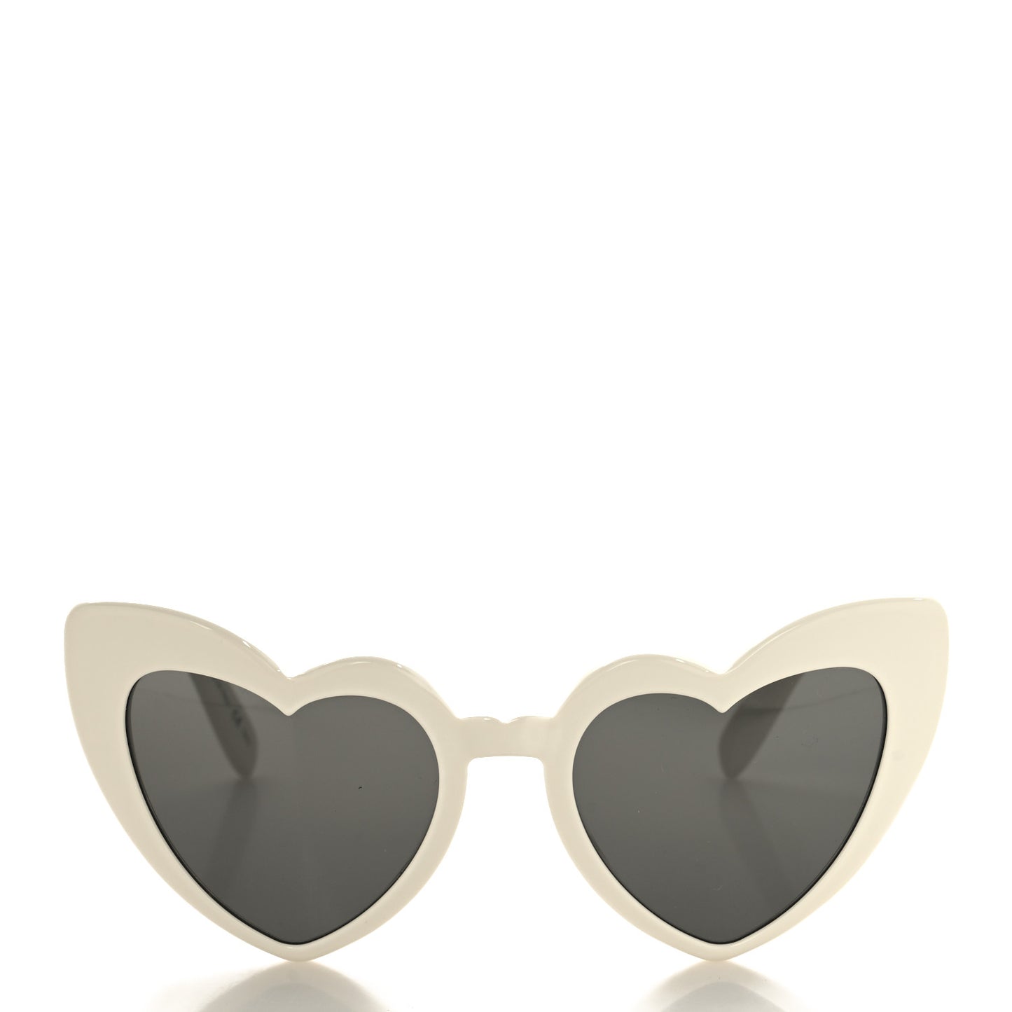 Acetate Heart Frame Loulou SL181 Sunglasses White