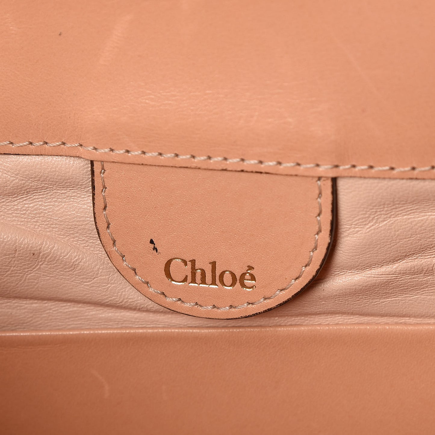 Calfskin June Clutch Cement Pink
