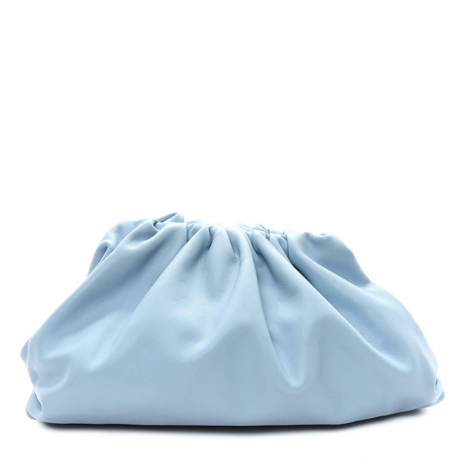 Bottega Veneta Smooth Butter Calf The Pouch Oversized Clutch Ice 1 of 8