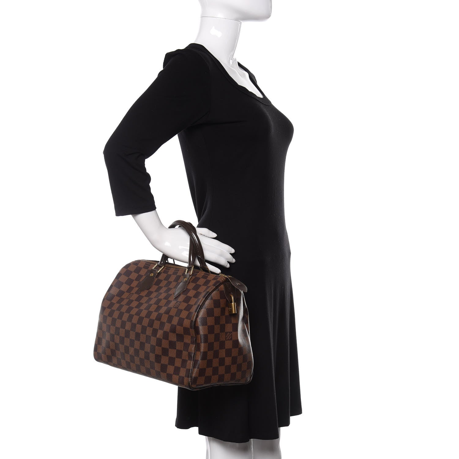 Louis Vuitton Damier Ebene Speedy 30 2 of 11