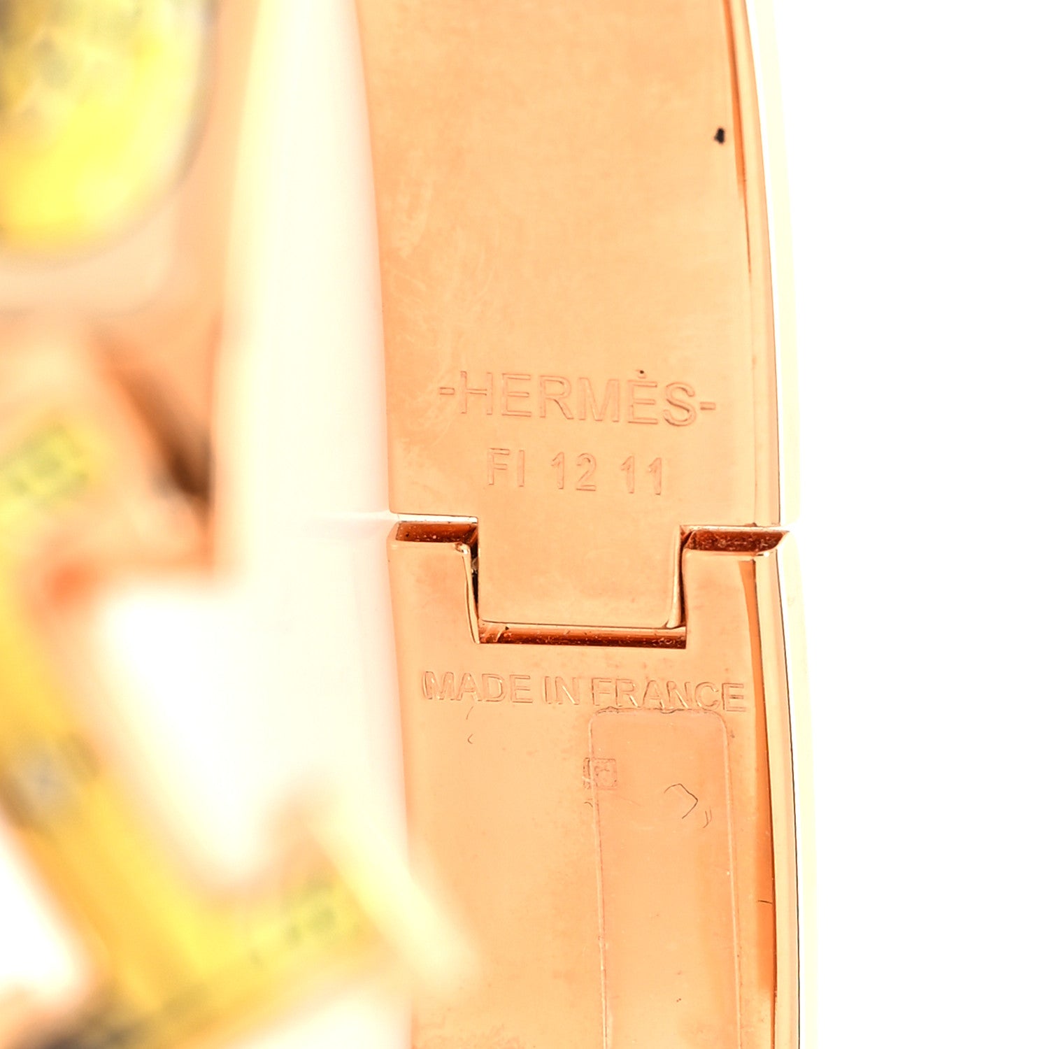 Hermes Enamel Narrow Print Cliquetis Clic Clac H Bracelet GM Songe Nuit 5 of 5