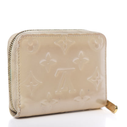 Louis Vuitton Vernis Zippy Coin Purse Blanc Corail 2 of 9