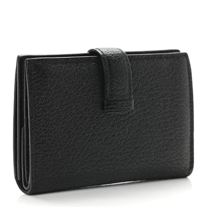 Hermes Chevre Mysore Mini Bearn Wallet Black 3 of 8