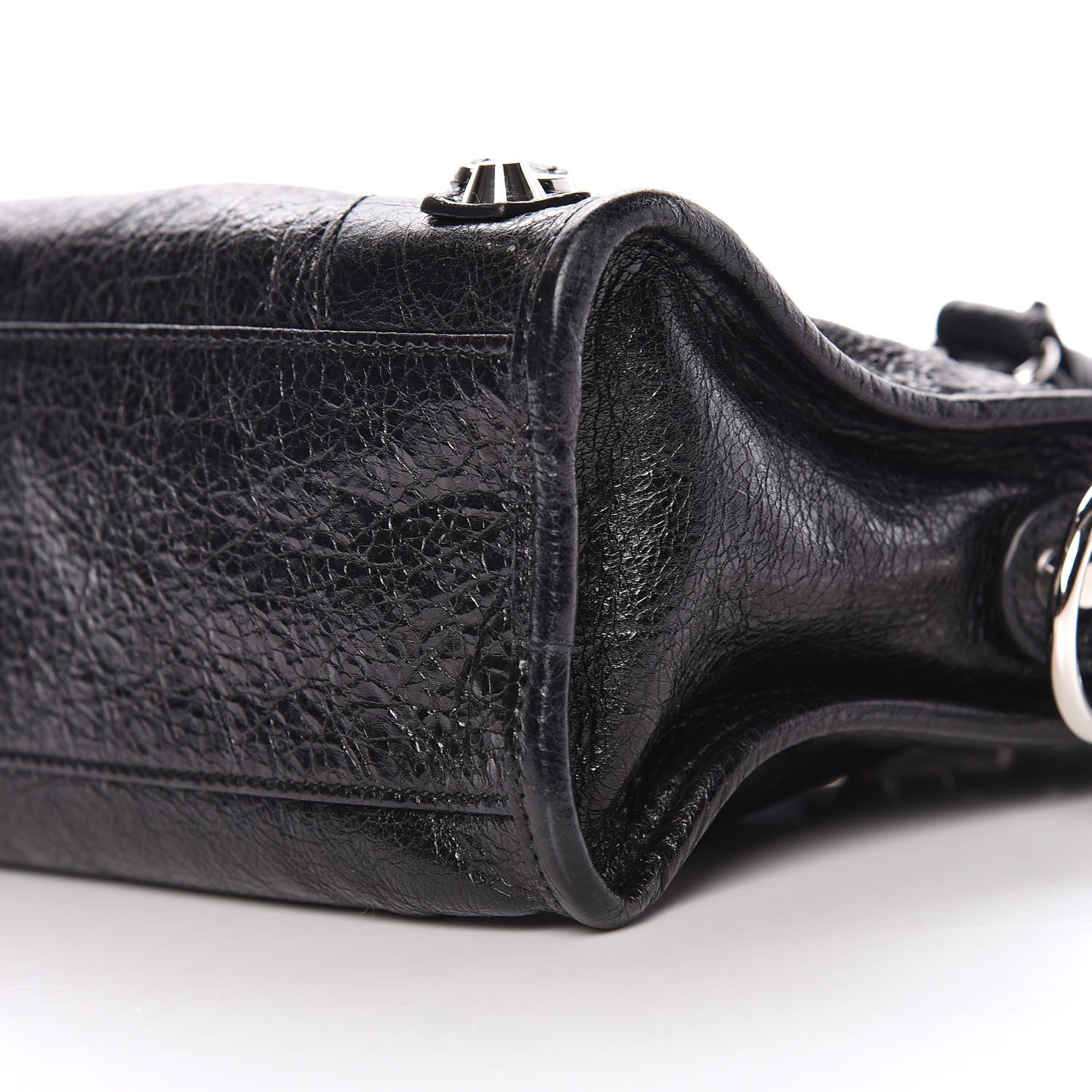 Balenciaga Agneau Classic Silver Hardware Mini City Black 9 of 9