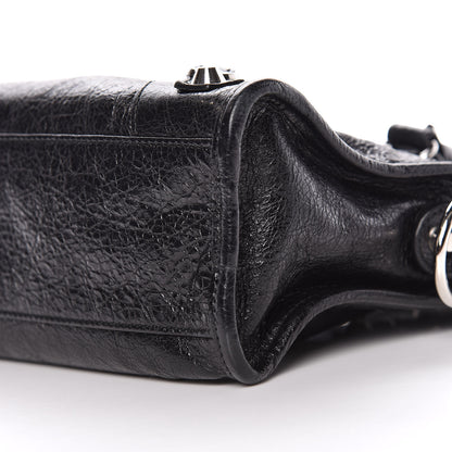 Balenciaga Agneau Classic Silver Hardware Mini City Black 9 of 9