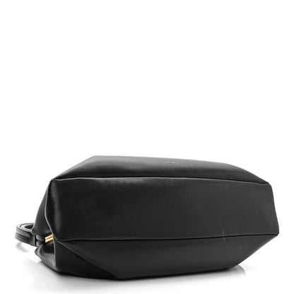 Celine Smooth Calfskin Eyelet Small Top Handle Bag Black 4 of 10