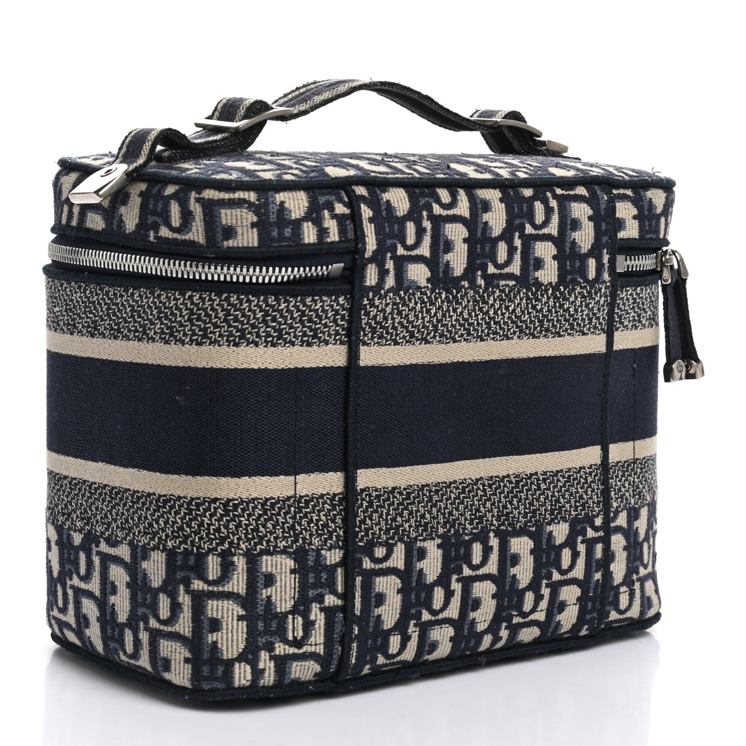 Christian Dior Oblique Diortravel Vanity Case Blue 3 of 8