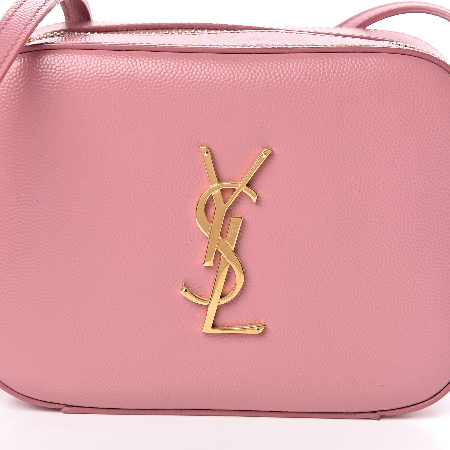 Saint Laurent Grain De Poudre Small Classic Monogram Camera Bag Old Rose 9 of 9