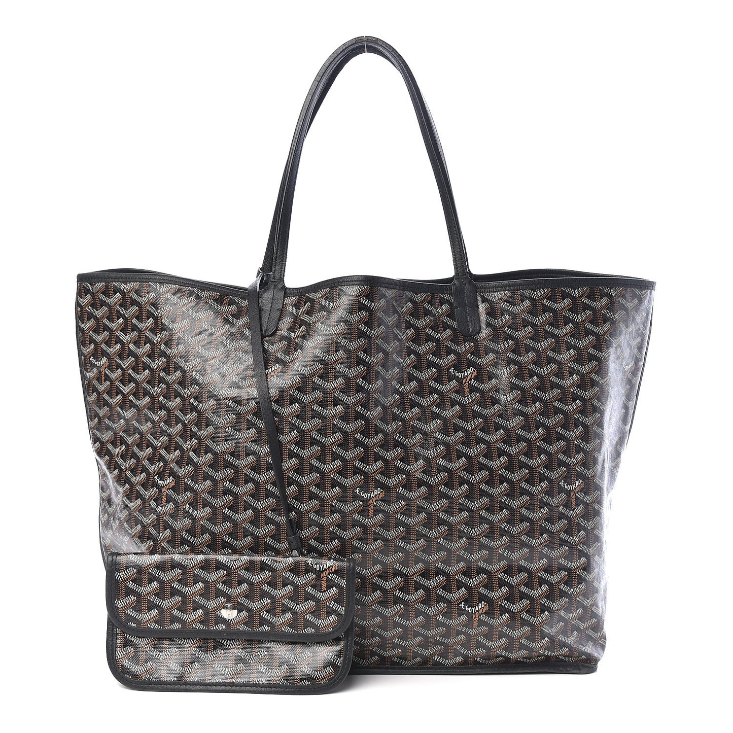 Goyardine Reversible Anjou GM Black