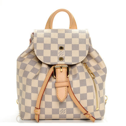Louis Vuitton Damier Azur Sperone BB Backpack 1 of 6