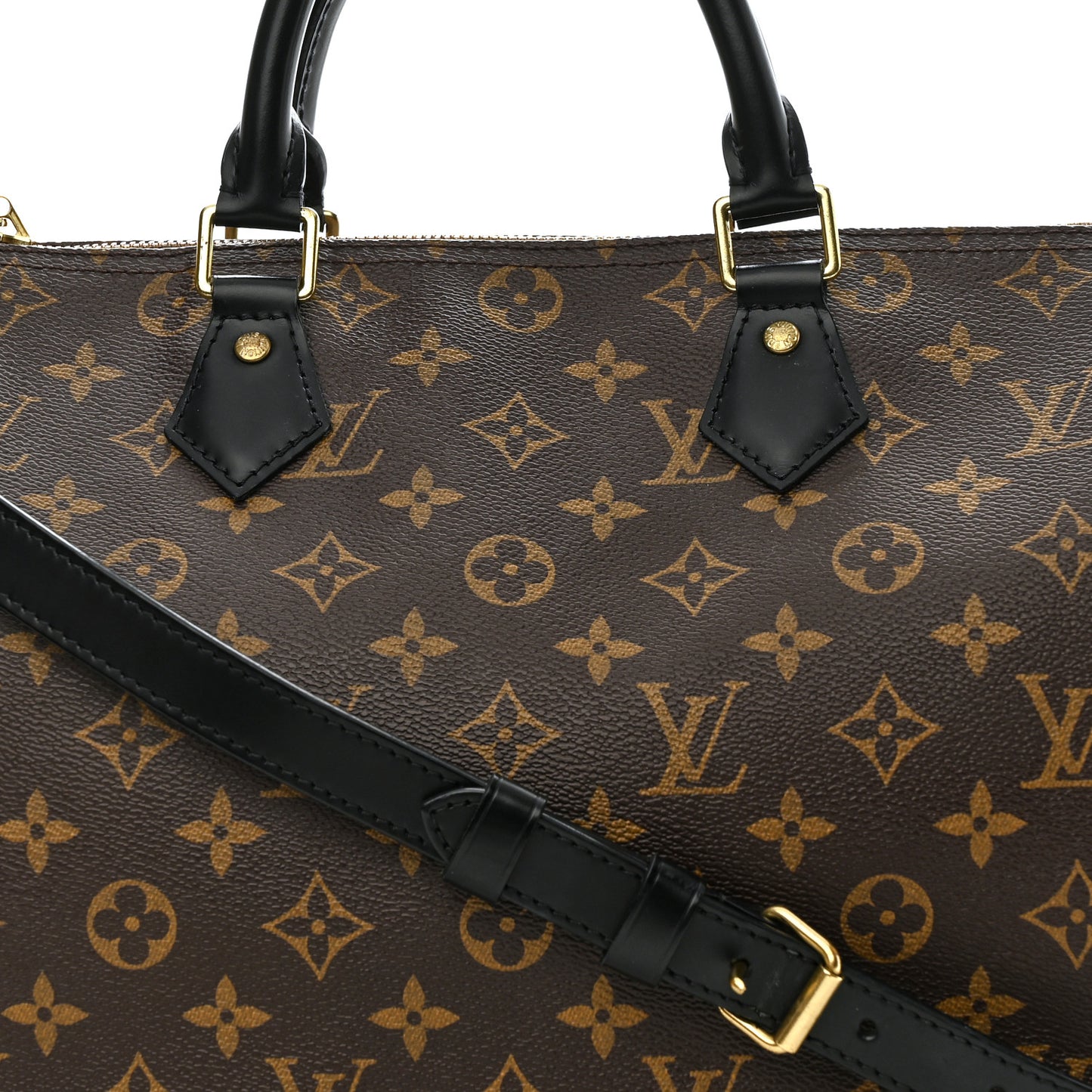 Monogram My World Tour Speedy Bandouliere 30 Black