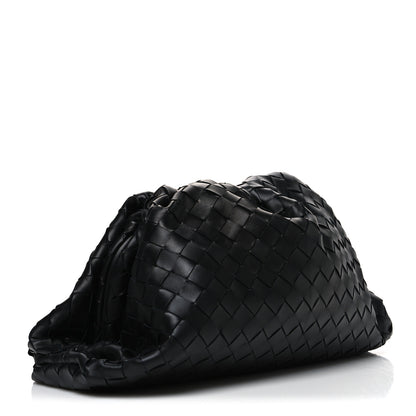 Bottega Veneta Nappa Maxi Intreccio The Pouch Oversized Clutch Black 3 of 11