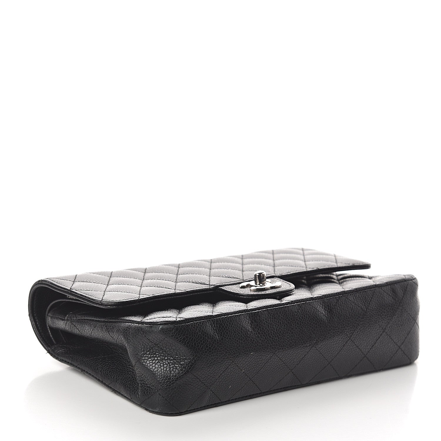Chanel Caviar Quilted Medium Double Flap Black 3 of 8