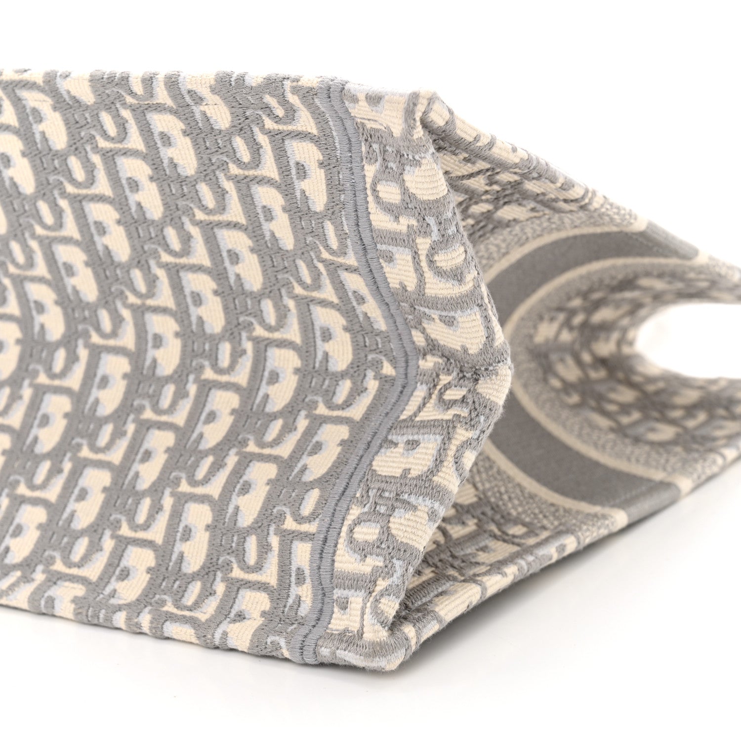 Christian Dior Oblique Medium Book Tote Grey 10 of 14