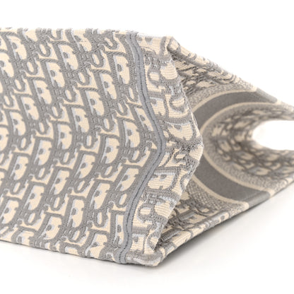 Christian Dior Oblique Medium Book Tote Grey 10 of 14