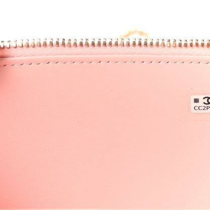 Chanel Lambskin Quilted Trendy Small Top Handle Vanity Case With Chain Light Pink 7 of 11